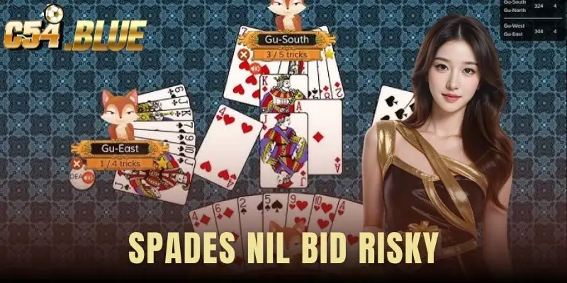 Spades Nil Bid Risky